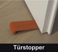 stoppit® Türstopper / Fensterkeil in Schwarz
