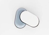 Grau-Blauer PTFE Möbelgleiter selbstklebend oval...