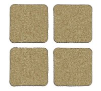 Filzgleiter zum Kleben in Premiumfilz-Qualität (5 mm Dick) Eckig 25 x 25 mm