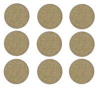 Filzgleiter zum Kleben in Premiumfilz-Qualität (5mm Dick) Rund Ø 25 mm