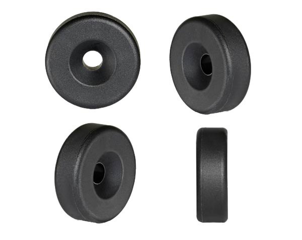 Kunststoffgleiter zum Schrauben schwarz