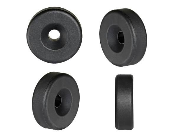 Kunststoffgleiter zum Schrauben 40 mm schwarz