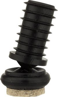 Filz-Biegegleiter für schräge Stahlrohrbeine bis 12° - schwarz 16 / 20 mm 23 / 17 mm