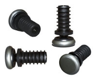 Stahlrohr Stuhlbeinstopfen HYPER Kunstoff 14/18 mm