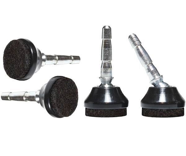 Gelenkgleiter mit Filzgleitfläche für Stahlrohrstühle 13 / 17 mm