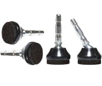 Gelenkgleiter mit Filzgleitfläche für Stahlrohrstühle 13 / 17 mm