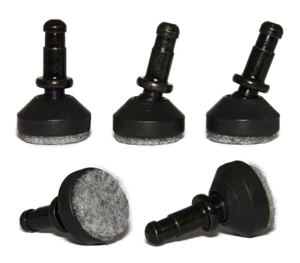 Filz-Gelenkgleiter für Stahlrohrstühle mit schrägen Beinen 8 / 12 mm
