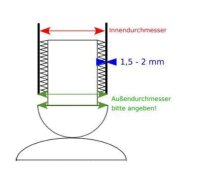 Kunststoff-Gelenkgleiter für Stahlrohrstühle mit schrägen Beinen bis 19°,  Ø 25 mm