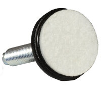 Filz-Gleiter mit gerader Gewindestange M10 x 38 mm