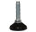 Braflon PTFE-Gleiter mit gerader Gewindestange M10 x 25 mm
