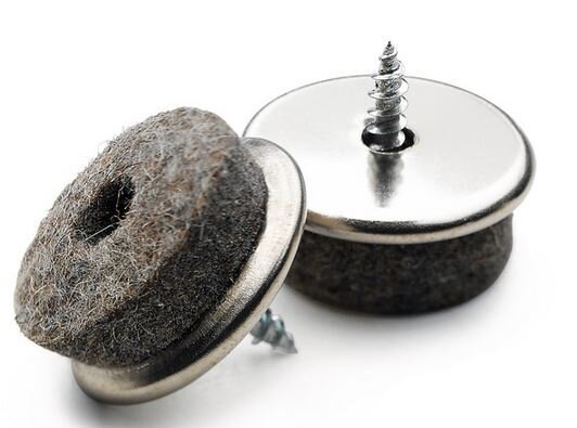 Universal Premium Filzgleiter zum Schrauben 24 mm