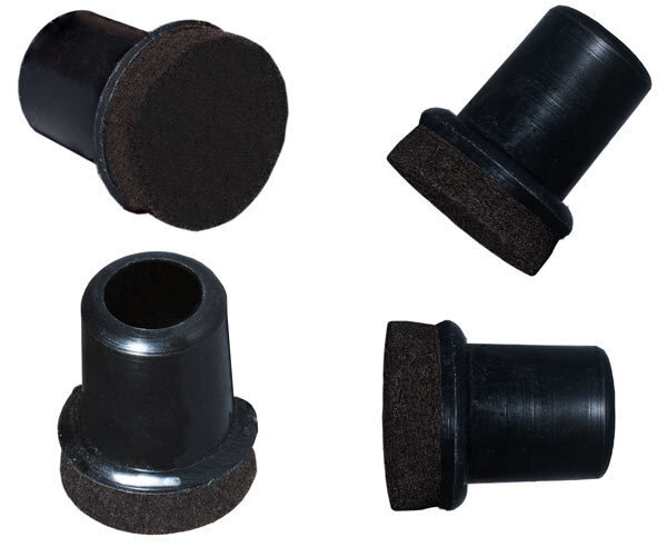 Filz-Rohrstopfen für runde Stahlrohrgestelle 12 mm
