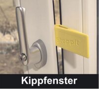 stoppit® Türstopper / Fensterkeil in Schwarz