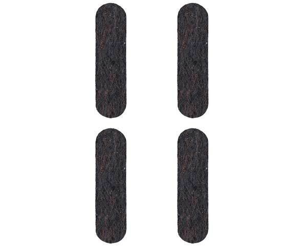 Filzgleiter Ersatzpad oval 38 x 10 mm Höhe 5,5 mm (4 Stück)