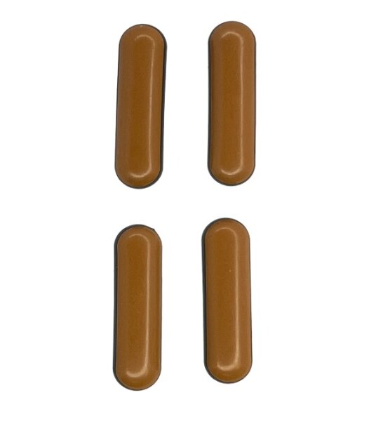 Ersatz Braflon PTFE Gleiter-Pad 38 x 10 mm Set (4 Stück)