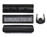 Filz-Klemmschalengleiter mit Dorn 50 mm lang schwarz...