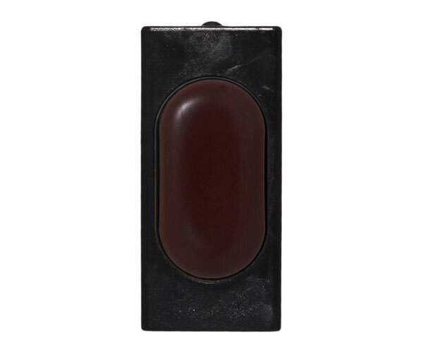 Klemmschalengleiter ohne Dorn, PTFE-Braflon dunkelbraun,