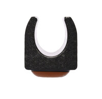 Kufengleiter PTFE Braflon Tecta Kragstuhl für Rundrohr Transparent Ø 25 mm