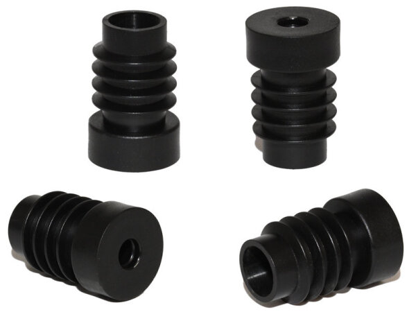 Filz-Stopfengleiter Wechselsystem für Stahlrohrfüsse mit 25mm Aussendurchmesser für 0° / senkrecht