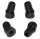 for2click® Anti-Rutsch Wechselgleitsystem für Ø14mm bis Ø30mm Aussenrohr mit 0° bis 20° Winkel