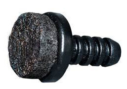 Filzgleiter mit Pin für Stahlrohrstühle mit Lochbohrung Ø 6 mm